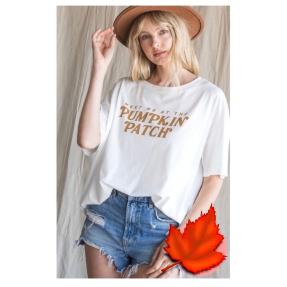 Tops - MEET ME AT THE PUMPKIN PATCH TEE🍁